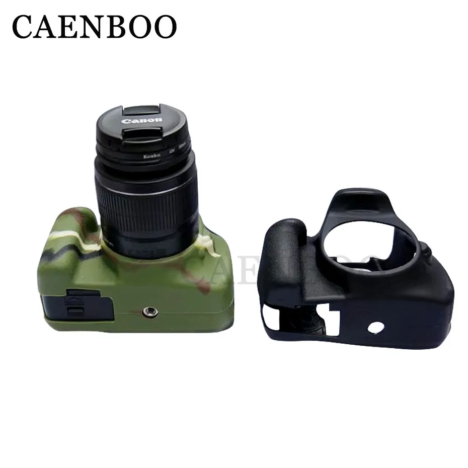 CAENBOO сумка для камеры Мягкая силиконовая резиновая сумка для камеры для Canon 600D 650D камера s Чехол для тела Камуфляжный черный 600D 650D