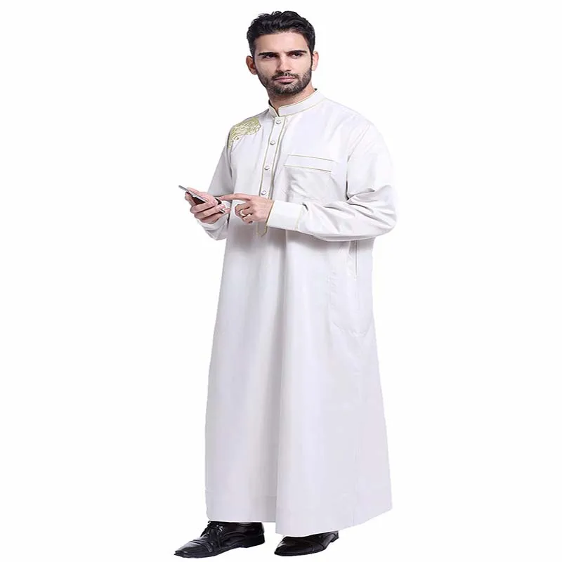 Малазийская мусульманская одежда арабские средние восточные мужские халаты мусульманское платье ислам кафтан Тобе абайя формальная
