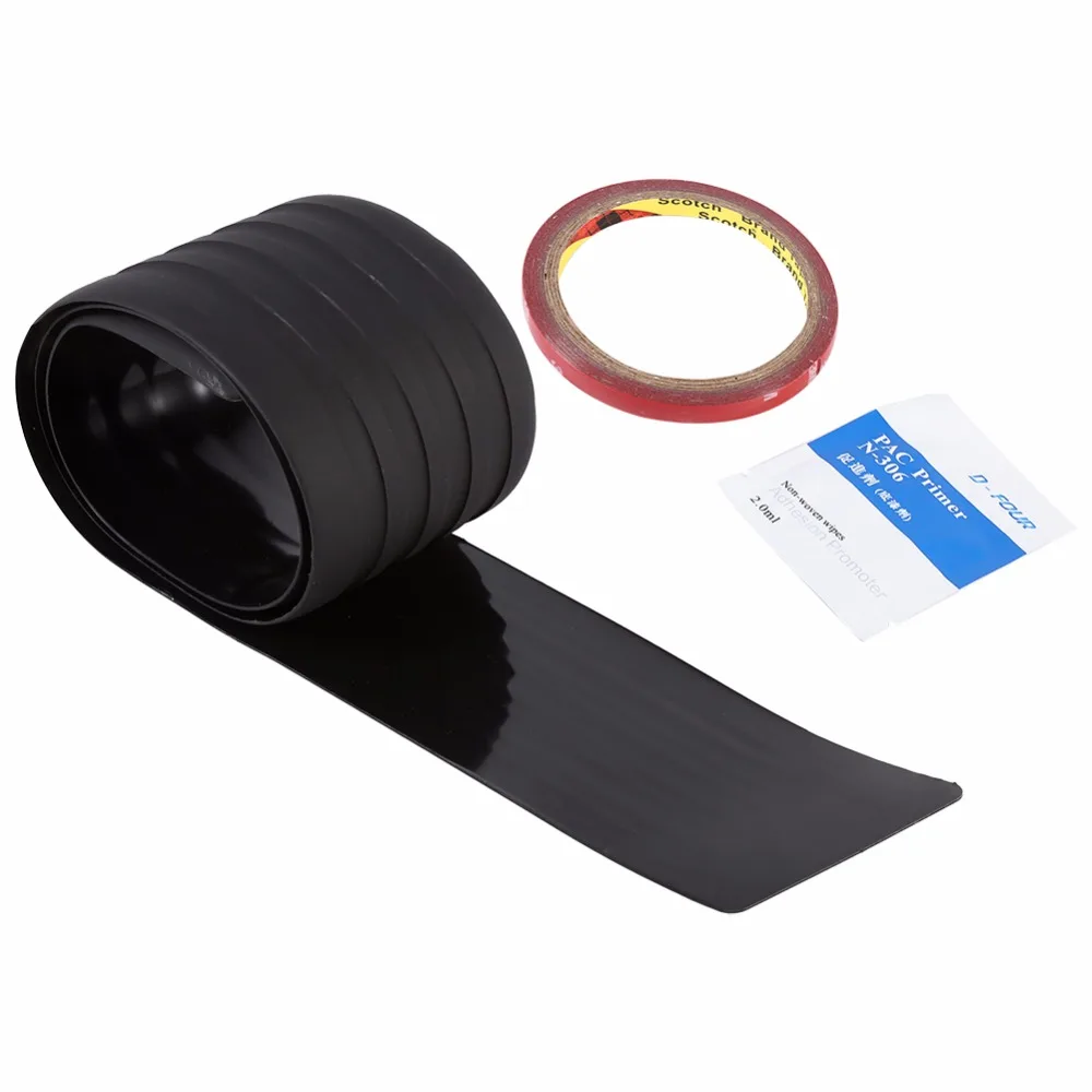 New Rubber Rear Guard Bumper Trunk Protector Trim Cover Protective