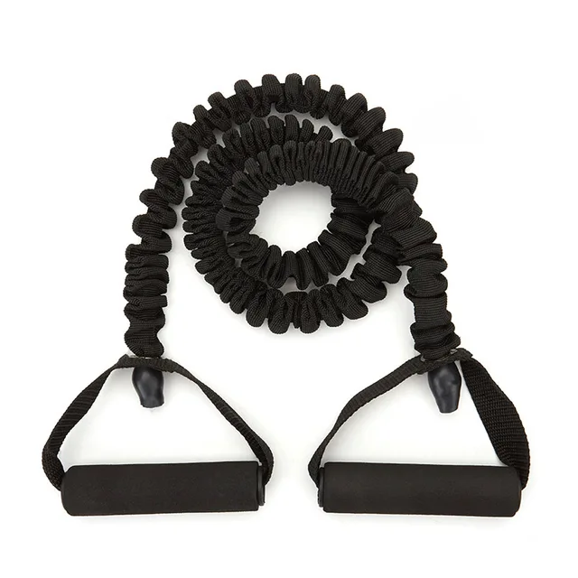 120cm Resistance Bands Pull Rope Workout Fitness Equipments with Cloth Covers Tube Bands Fabric Corssfit Excerise Latex Yoga