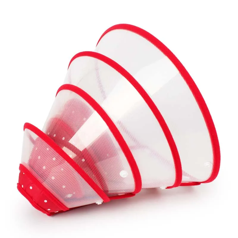 SYDZSW Pet Grooming Accessories Newly Colors Edge Dog Elizabethan Collar for Cats Chihuahua Dogs Puppy Collars Prevent Bite Lick9