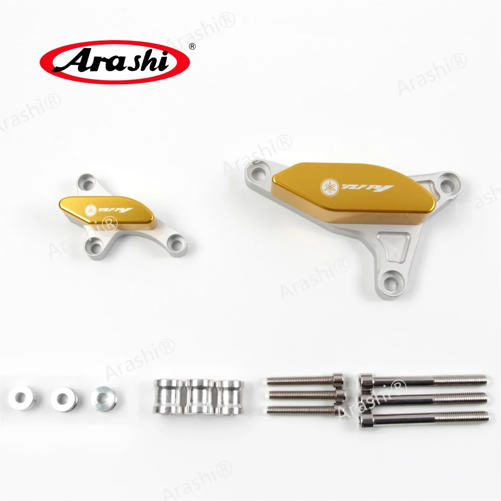 ARASHI 1 комплект двигателя мотоцикла протектор Защитная крышка для YAMAHA R1 R 1 2004-2008 двигателя мотоцикла ползунок бампер 2005 2006 2007