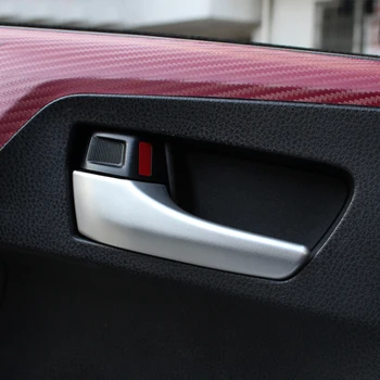 

ABS Matte For Toyota RAV4 RAV 4 2016 2017 Inner Door Handle Cover Door Catch Cover Trim Molding Surround Trim car styling 4pcs