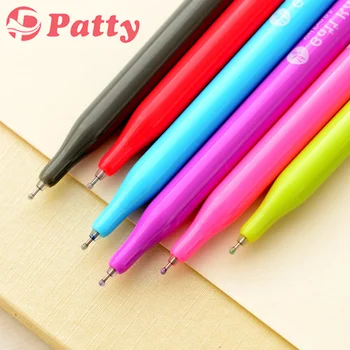 

64 pcs/Lot Candy pen Pearl Ball knock color Gel pens Zakka ballpoint canetas escolar School supplies Korean stationery F743