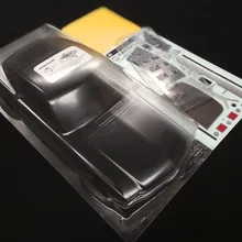 11/10 RC автомобиль ПВХ прозрачный корпус 195 мм американский FFord MMustang наклейки Yokomo Tamiya HPI KYOSHO HSP REDCAT