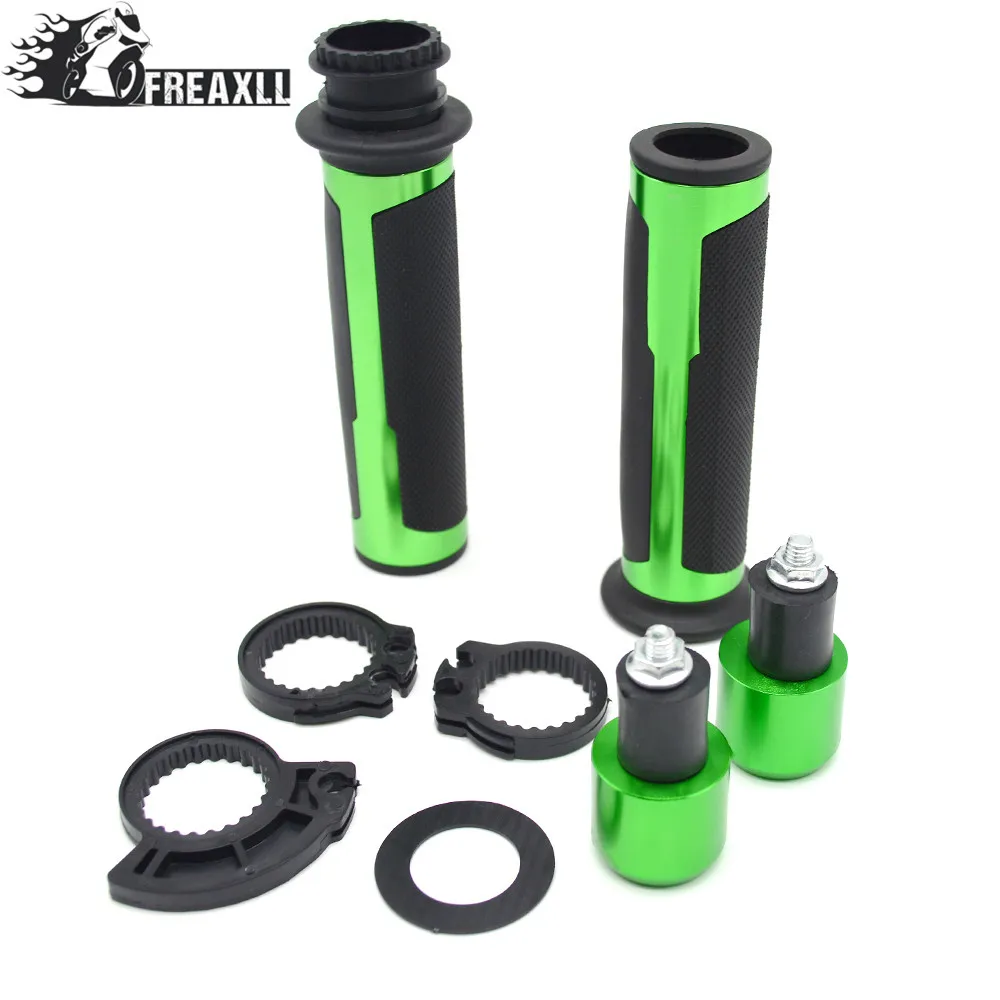 7/" 22 мм руль мотоцикла ручки Комплект ручка бар концы ручной колпачок для honda vtx drz 400 Yamaha Virago 535 triumph bonneville