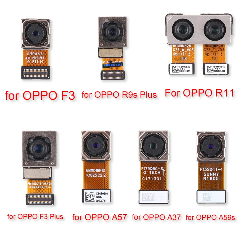 

H New for OPPO F3 Plus\A57\A37\F3\R9s Plus\R11\A59s Back Camera Module Replacement repair parts