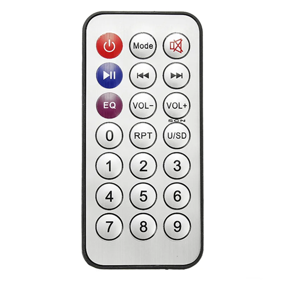 YKSO Mini MP3 Decoder Board  With Amplifier MP3 Players Accessories With Remote Controller TF Card Jack MP3 Decoder (4)