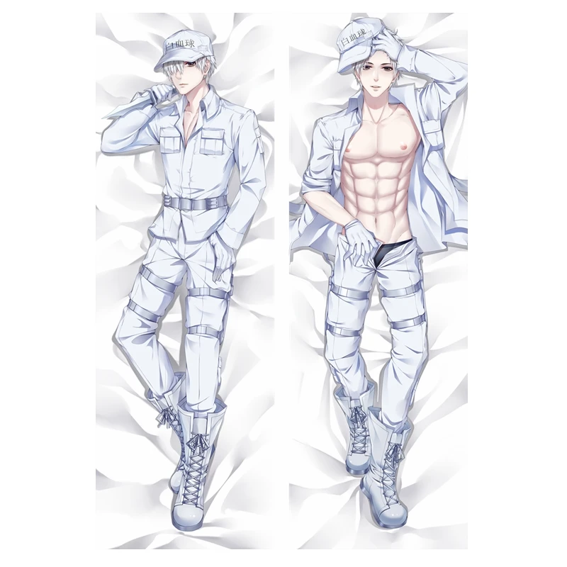 Аниме Hataraku Saibou Dakimakura наволочка для тела наволочки работы нейтрофил лейкоцит