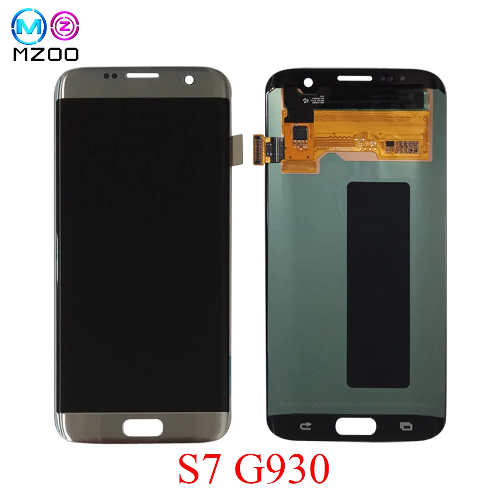 

5.1'' Super Amoled LCD Screen For Samsung S7 LCD G930 G930F Display With Frame Touch Screen Digitizer Assembly Replacement Parts