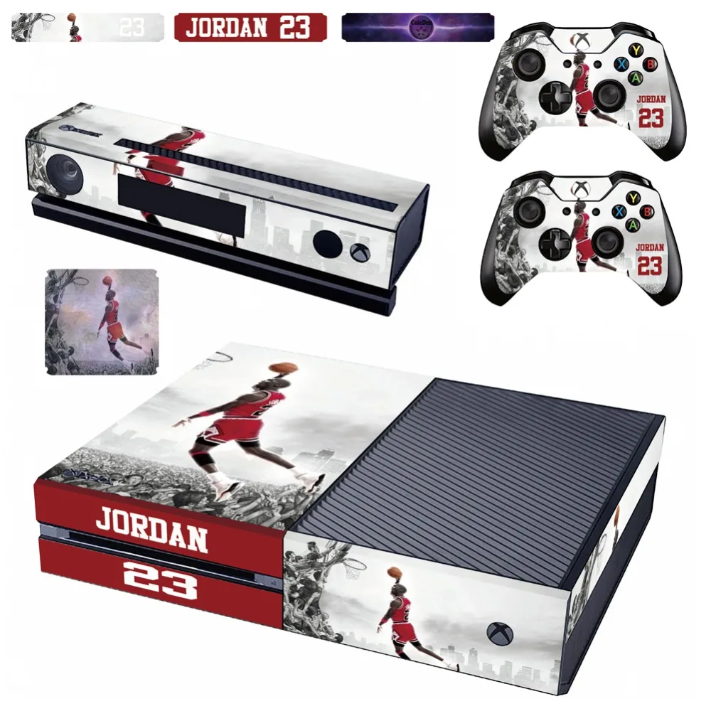 Michael Jordan Dunks XboxOne Vinyl Skin Decal Sticker Cover Case Shell for  Xbox One Console and Wireless Controller & 4 Stickers