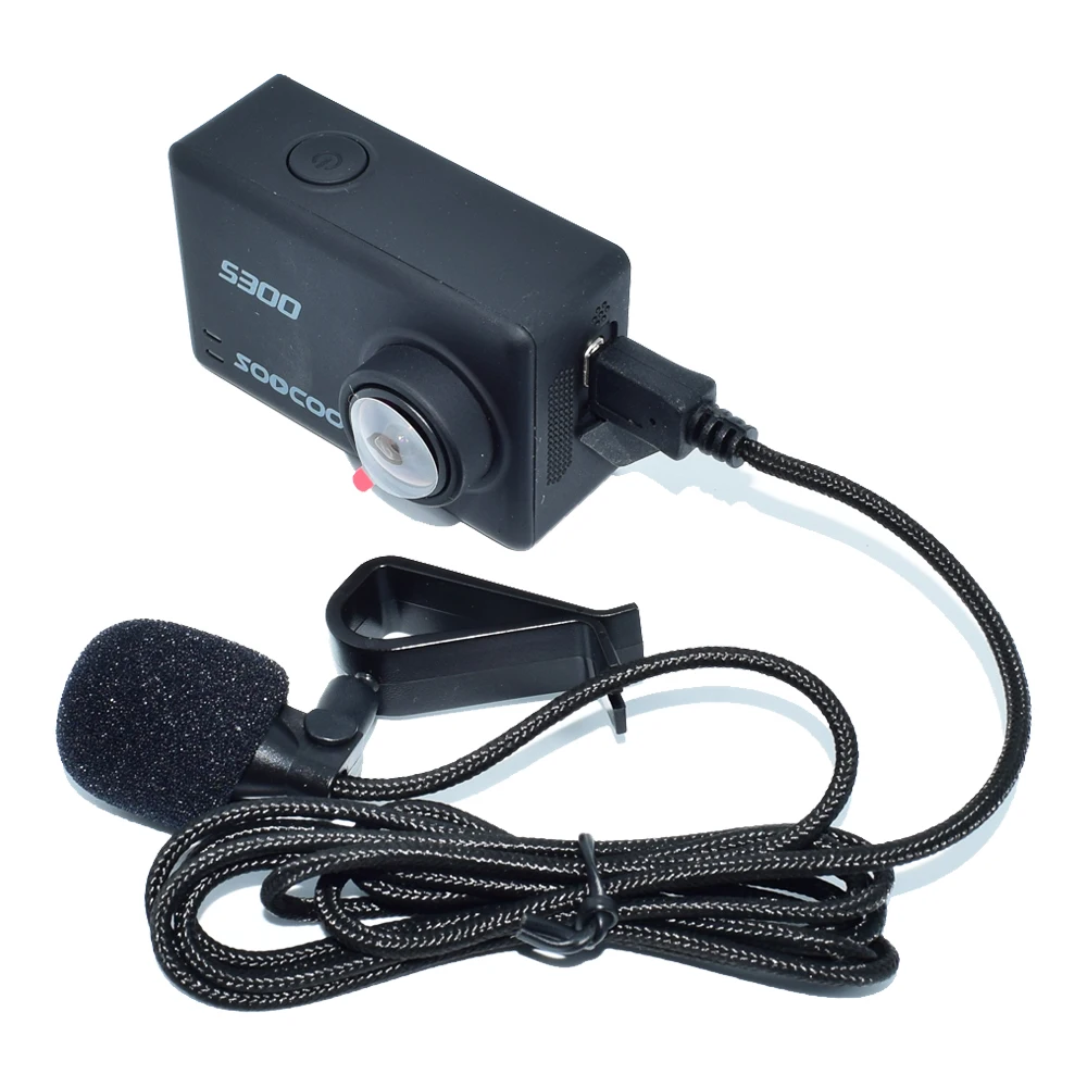 S300 аксессуары внешний микрофон для SOOCOO 4 k спортивные Камера|soocoo accessories|mic for cameramic