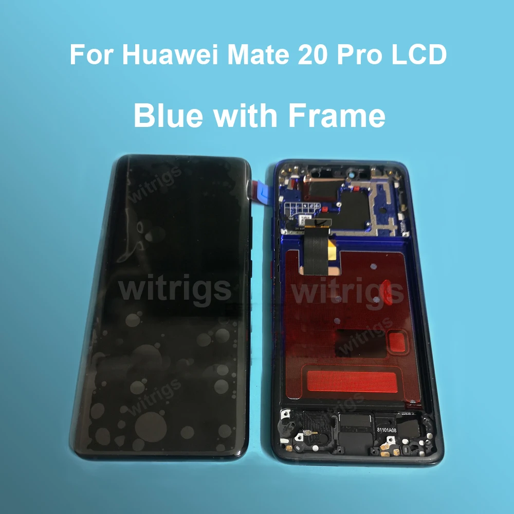 Witrigs для huawei mate 20 Pro ЖК-дисплей с сенсорным экраном с рамкой дигитайзер сборка для mate 20 pro