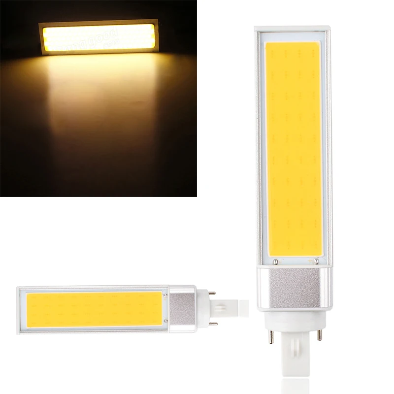 

Practical High Quality Super Bright G24 Lights COB LED Bulbs Horizontal Plug Lamps 15W 165MM Home Decoration#82177
