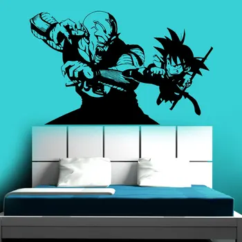 

Goku Vs Piccolo Vinyl Wall Decal Dragon Ball DBZ Anime Wall Art Sticker Manga Decor Mural For Kids Room Boys Bedroom B619