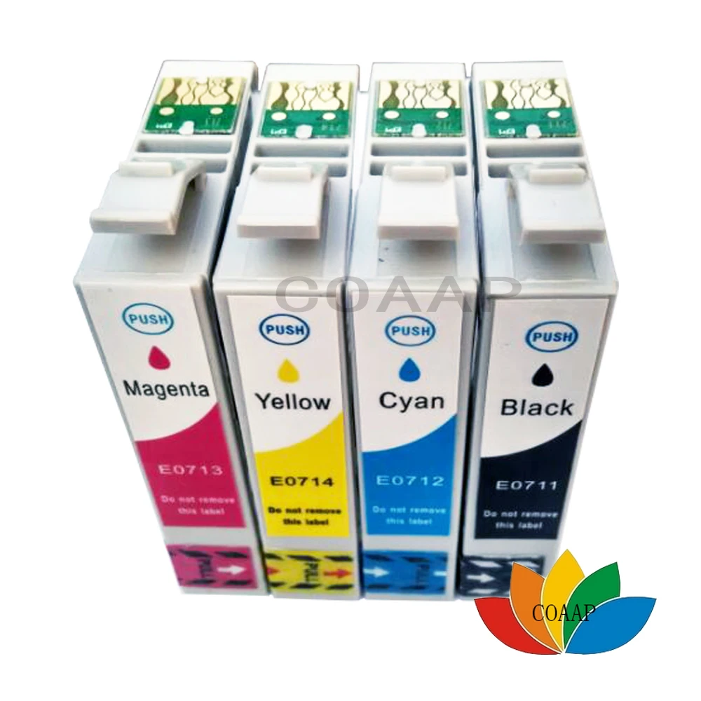 Чернильные картриджи T0711 XL для струйного принтера Epson stylus SX110 SX115 SX205 SX215 SX415 SX515 SX515W 1