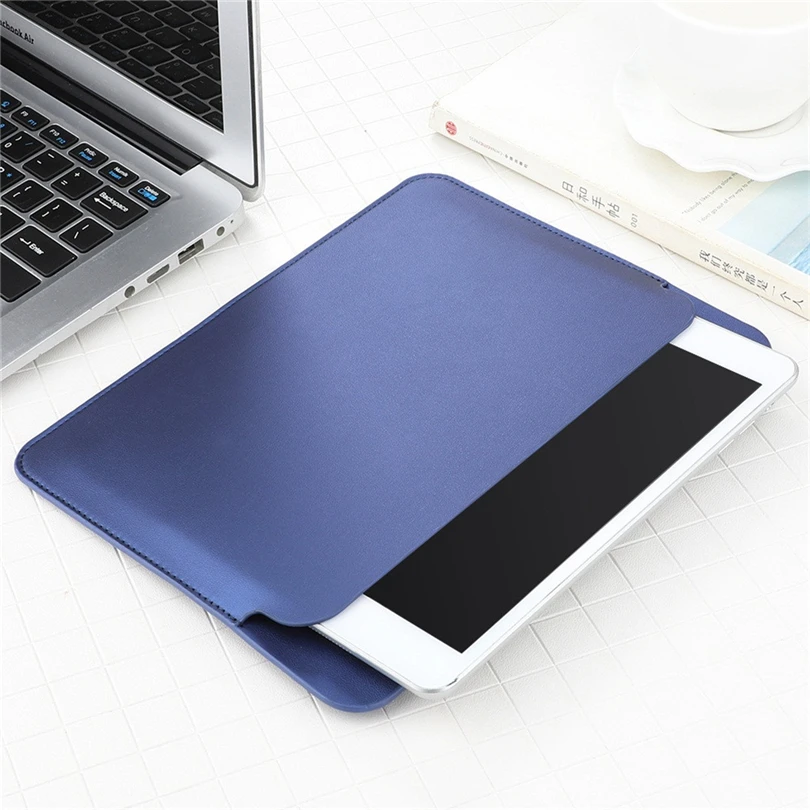 

Universal Leather Sleeve Pouch Tablet Case Cover For iPad Mini5/4/3/2/1 7.9Inch Slim Shell Pen Groove Envelope Bag Case 2019 S30