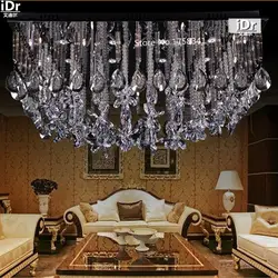Европа кристалл гостиная ресторан LED 100% качества Спальня лампа Зал Потолочные светильники Роскошный лампы бесплатная доставка