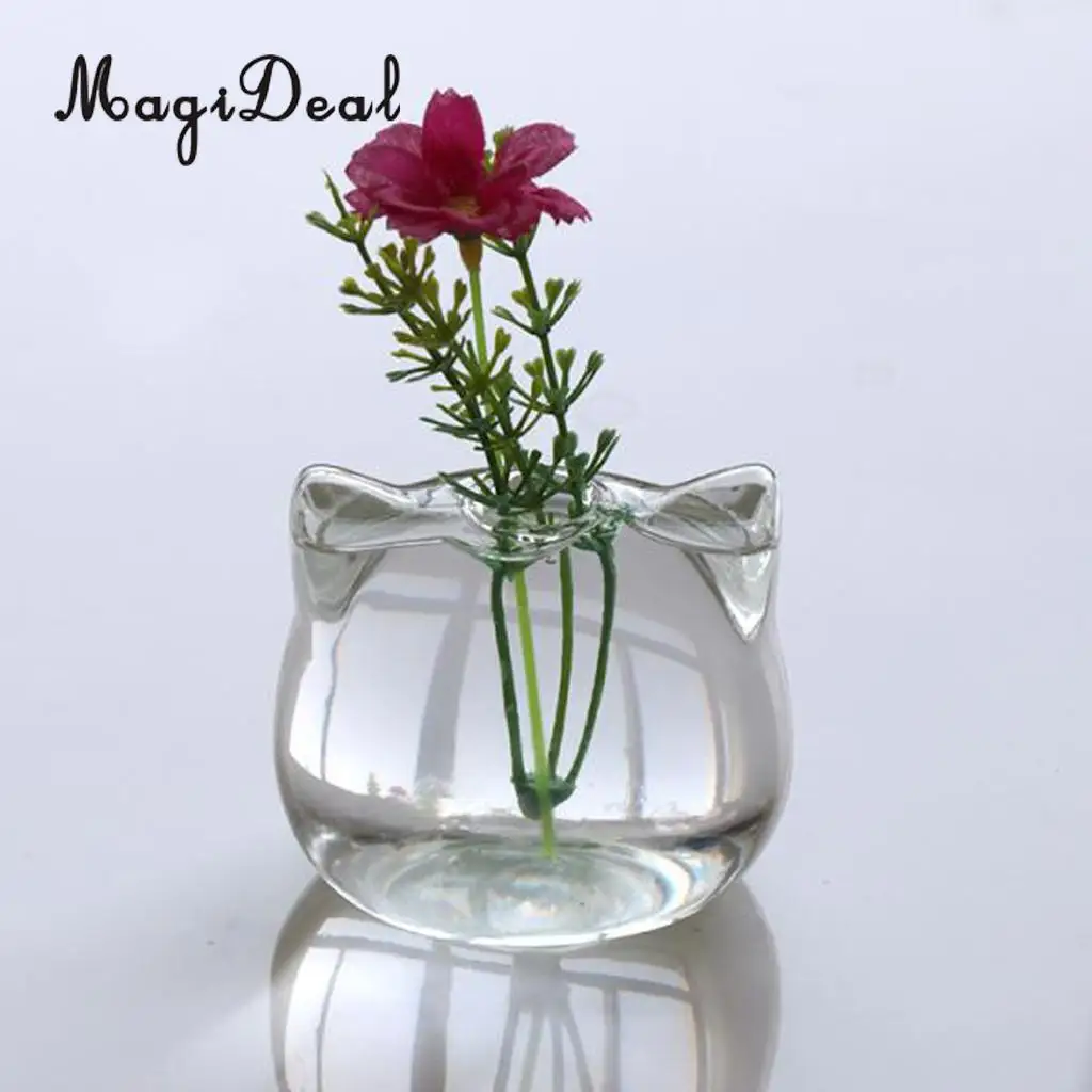 Modern Vase Gift Promotionshop For Promotional Modern Vase Gift - Magideal Cat Shaped Glass Vase Hydroponic Plant Flower Vase Terrariumcontainer Pot Decor Art Gift modern vase gift promotionshop for promotional modern vase gift - magideal cat shaped glass vase hydroponic plant flower vase terrariumcontainer pot decor art gift