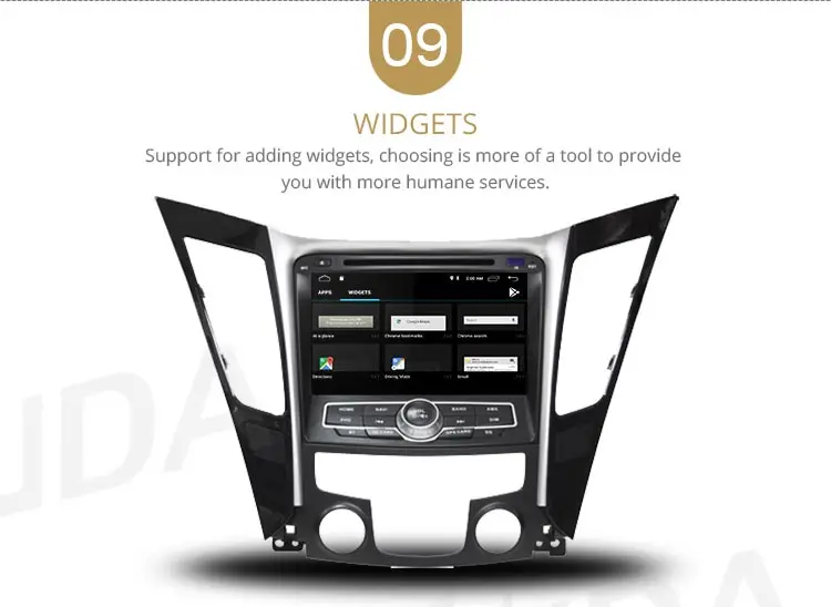 Perfect LJDA Android 9.1 Car dvd player for HYUNDAI SONATA 2012 2013 2014 2Din Car Radio gps navigation stereo multimedia WIFI autoaudio 11