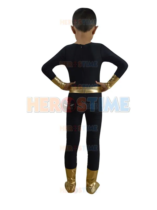  Kids The Flash Costume Black Adam DC Comics Marvel Family Costume spandex fullbody superhero Zentai