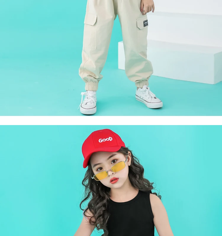 Summer girls clothes set 8 10 12 14 Years Hip hop T shirt pants hip hop dance costumes kids baby Girl summer clothes girls sets clothing (10)