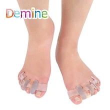 Demine вальгусная деформация ортопедическая шина для разделителя всех пальцев ног большой для костей ортопедический носок с трубкой