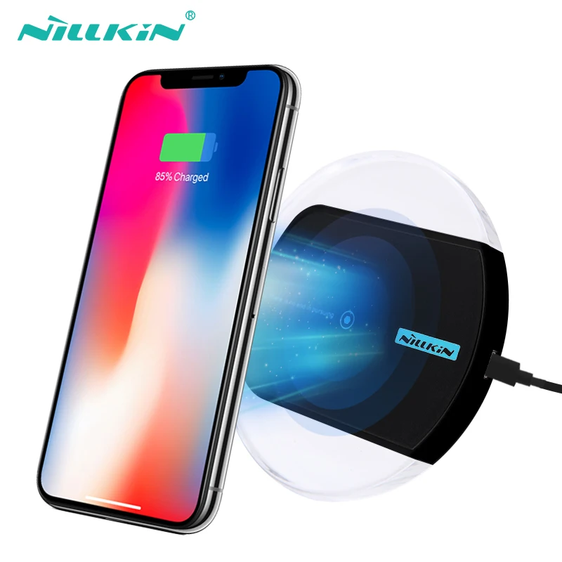

NILLKIN Wireless Charger for iPhone XS XS Max X 8 8+ USB Wireless Charging for Samsung Galaxy S8 S9 S7 Qi Wireless Charger Pad
