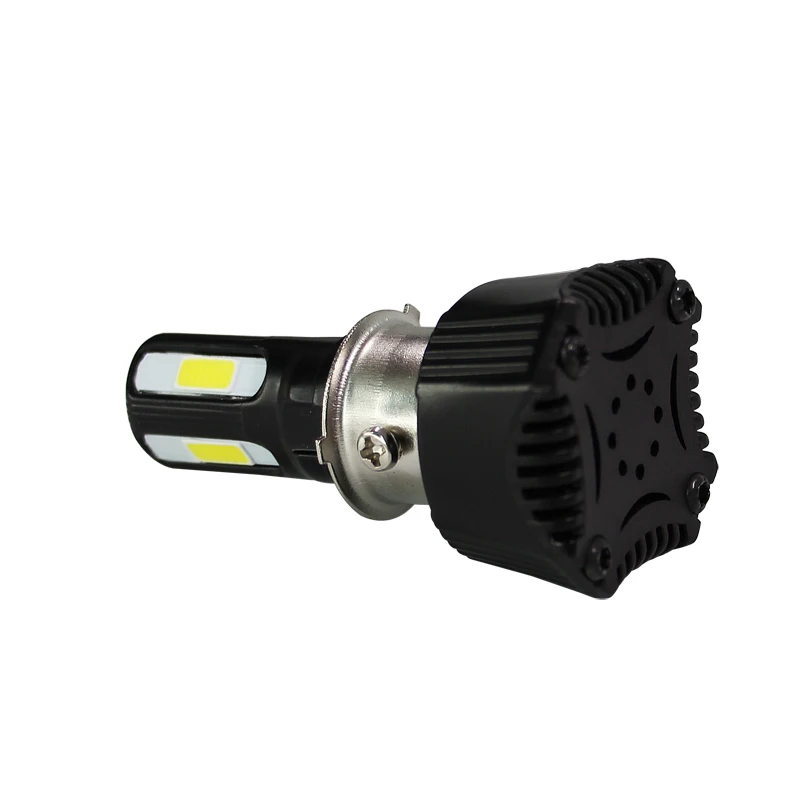 Online Einfach Installieren Universal Motorrad M02H Scheinwerfer Led lampe 4cob AC DC 40w 4400LM H4 HS1 H6 Hallo Lo strahl 360 Grad High Power