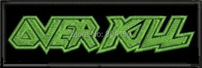 Overkill Embroidered Back Patch big thrash metal patch