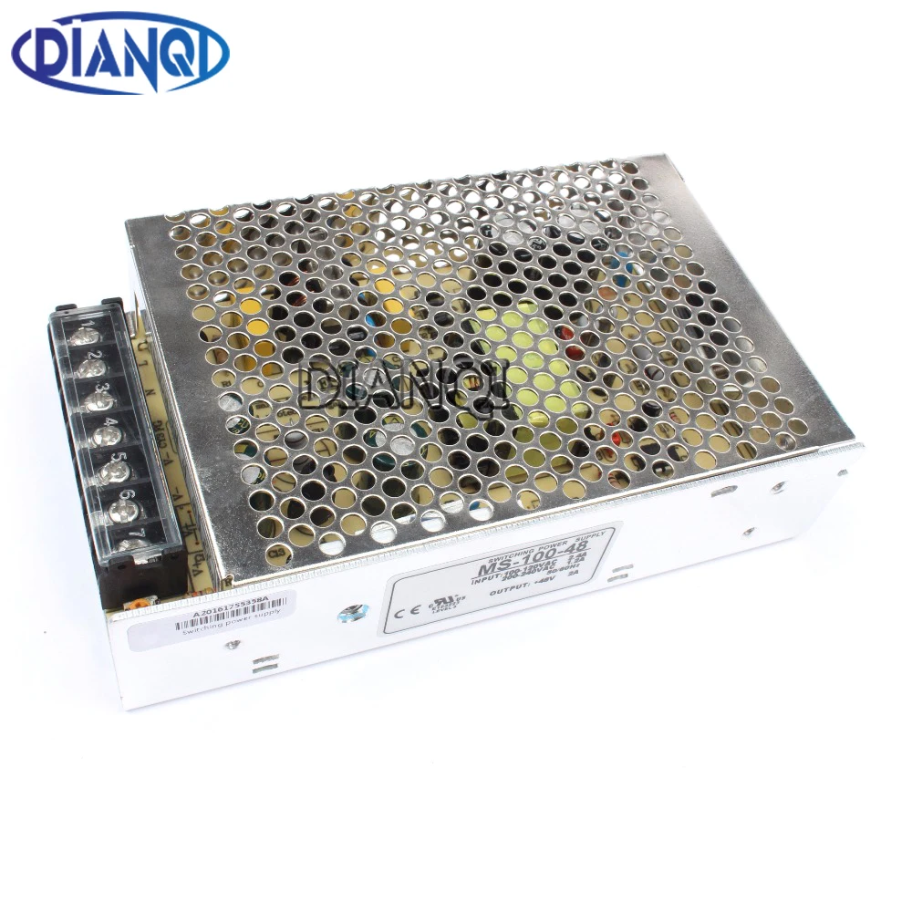 

DIANQI power supply 100W 5V 12V 15V 24V 36V 48V 20A 8.3A 6.7A 4.2A 2.8A 2A power suply unit mini size din led ac dc converter