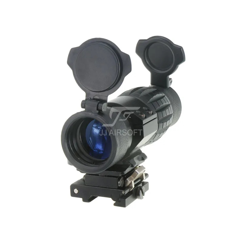 

JJ Airsoft 4X FXD Magnifier with Adjustable QD Mount (Black)