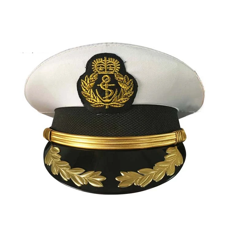 High Quality Military Costume Hats Navy Officer Caps Adult Men White  Military Hats Army|Men's Military Hats| - AliExpress