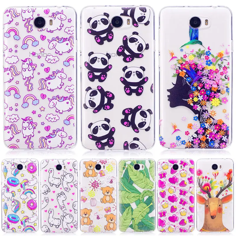 

Huawei Y5 II Y5II CUN-U29 CUN-L21 Case Transparent Soft Silicone TPU Gel Soft Back Cover Case for Huawei Y5ii Y5 2nd Gen CUN-L01