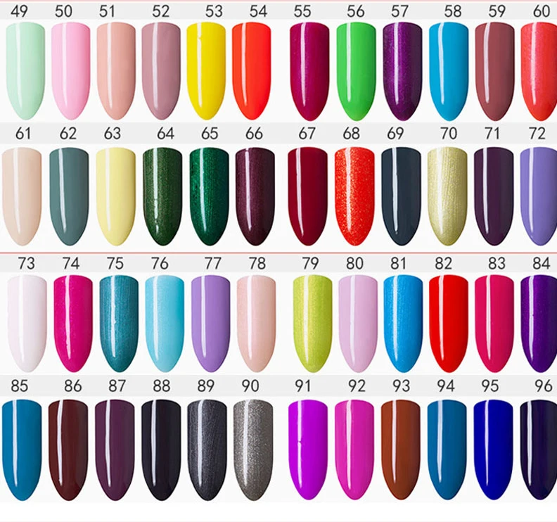 Yayoge УФ LED Soak Off Gel Nail комплекты с лампой 48 Вт Сушилка лампы Стикеры маникюр кисти