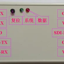 RS232 для SDI-12 протокол Ловец конвертер отладчик поддерживает широкий диапазон напряжения питания