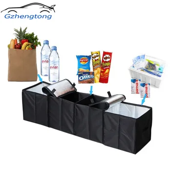 

Gzhengtong Canvas Car styling Trunk Box Large Capacity Vehicle Storage Box Black Color Folding Box fit for All Car