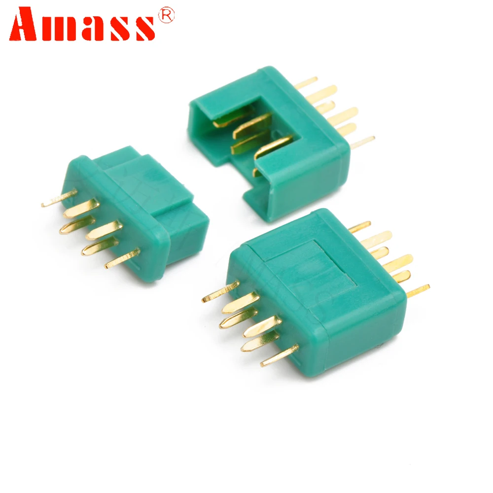 Xt90 Connector 5 Pairs MPX Multiplex Connectors 6 Pin Plug For RC