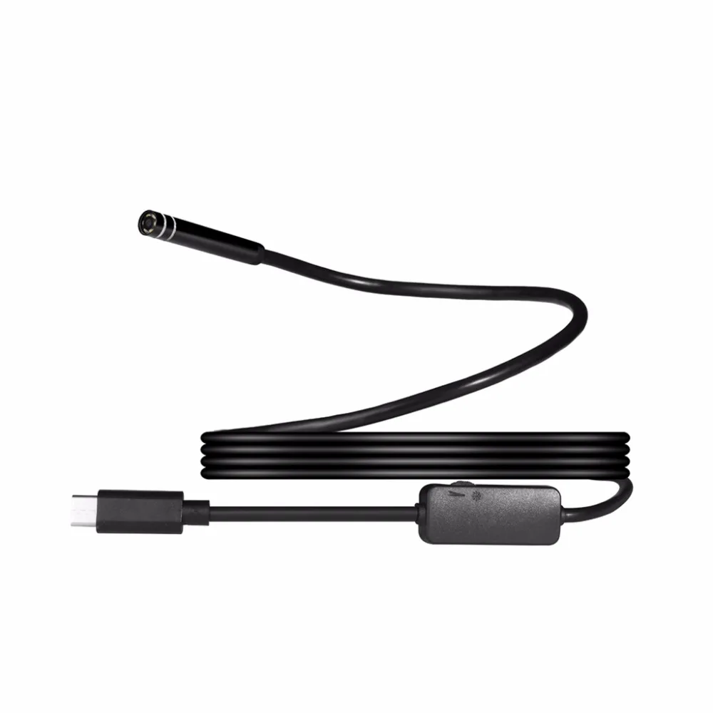 OOTDTY 1 M-10 M 5,5mm USB TYPE-C Android эндоскоп Инспекционная камера