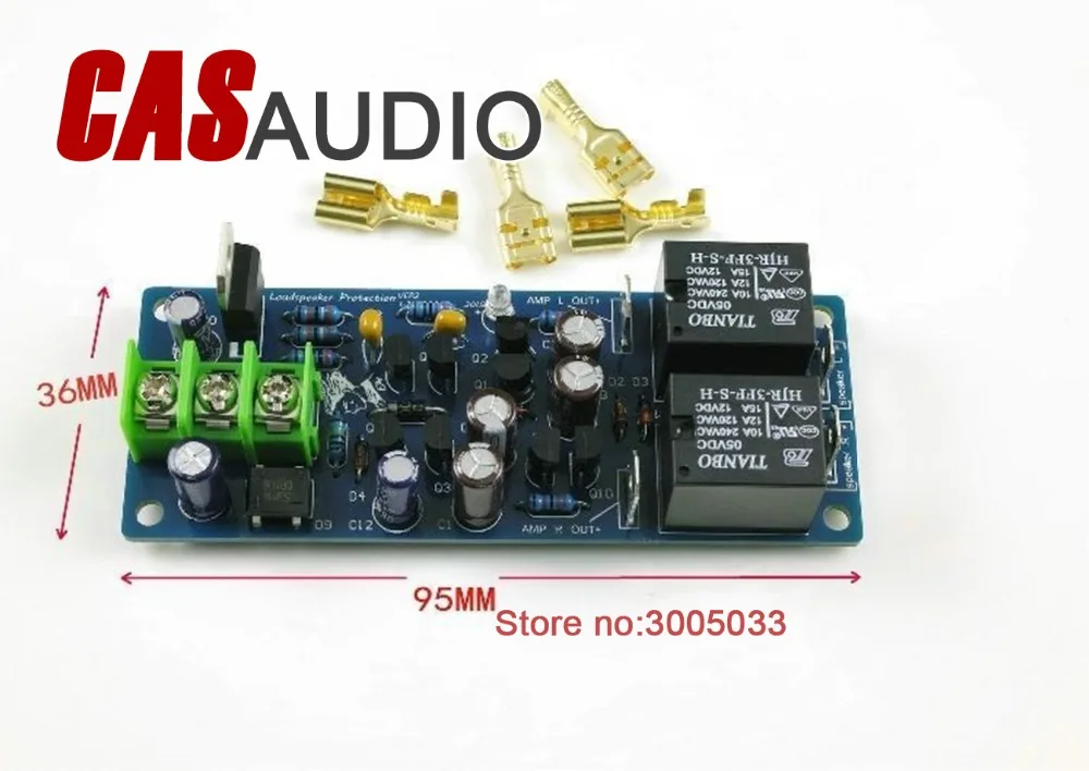 Assembled LJM Audio Stereo Speaker Protection board Protector For Power