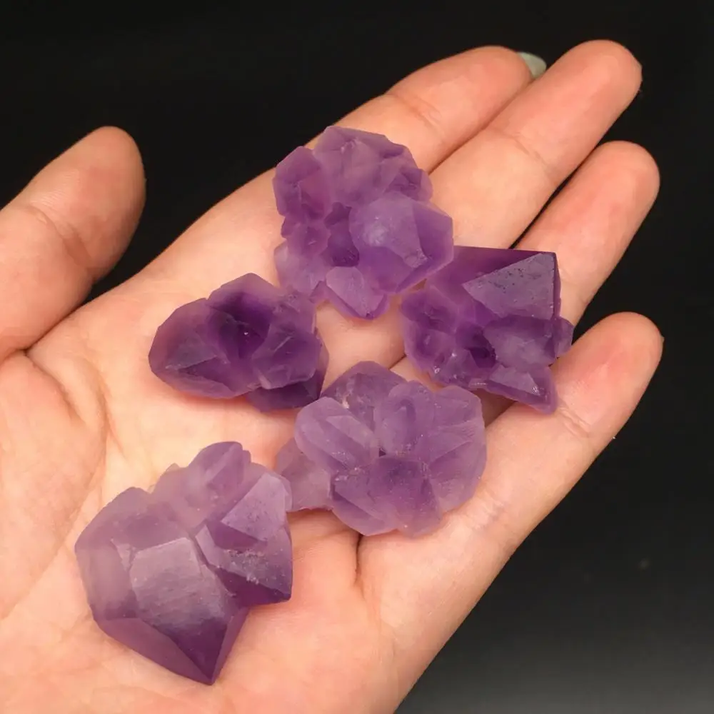Amethyst cluster points 4
