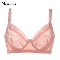 Meizimei bras for women bralette plus large size lace underwear push up intimates bh brassiere crop tops sexy lingerie minimizer t shirt bra