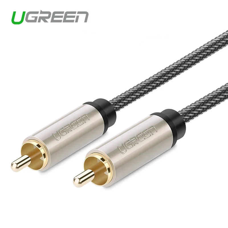Ugreen AV133 аудио кабель коаксиальный SPDIF dvd Сабвуфер amp RCA видео соединение даже 75