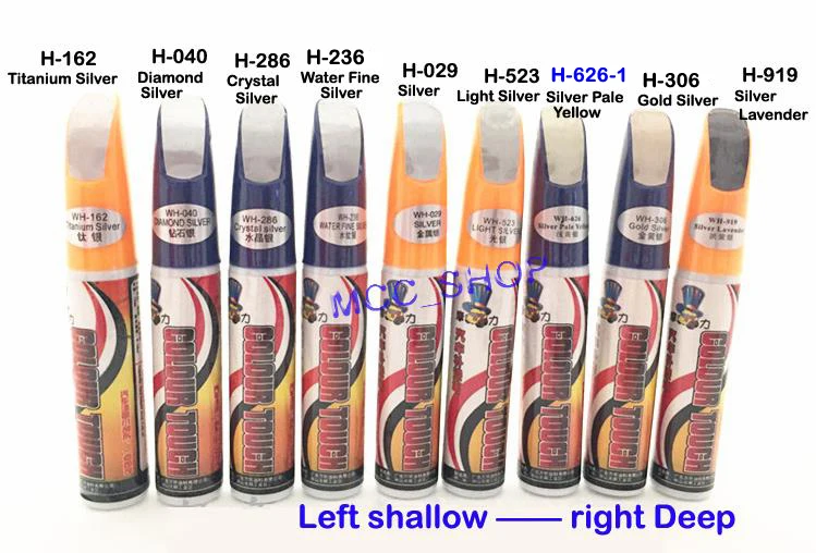 

Silver Series- Pro Mending Car Remover Scratch Repair Paint Pen Clear 61colors For Choices