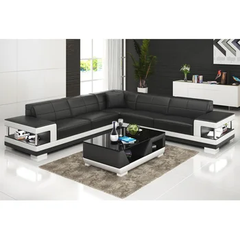 

Home furniture luxury black and white recliner sofa furniture design