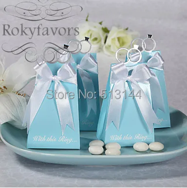 with this ring blue box