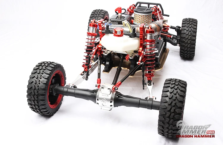 Ковш 1/5 4WD Dragon Hammer пустынный грузовик 2,0 задний прямой мост газовый грузовик RTR Rc автомобиль 36cc двигатель с двумя 65 кг сервопривод