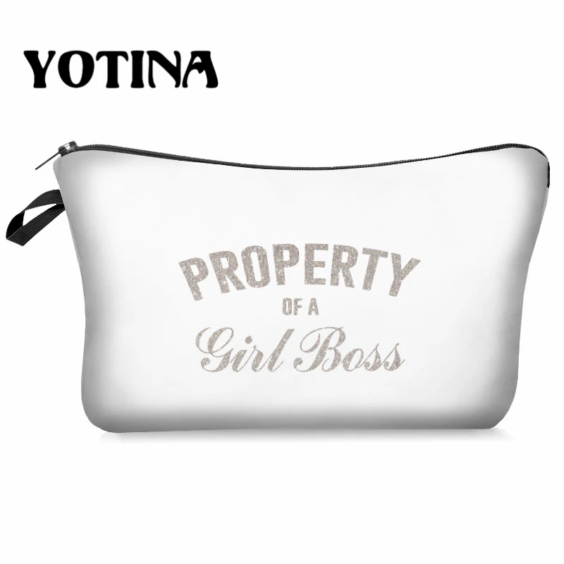 Yotina женская сумка-косметичка органайзер для косметики туалетный мешок для хранения на молнии для путешествий - Цвет: bpd44275