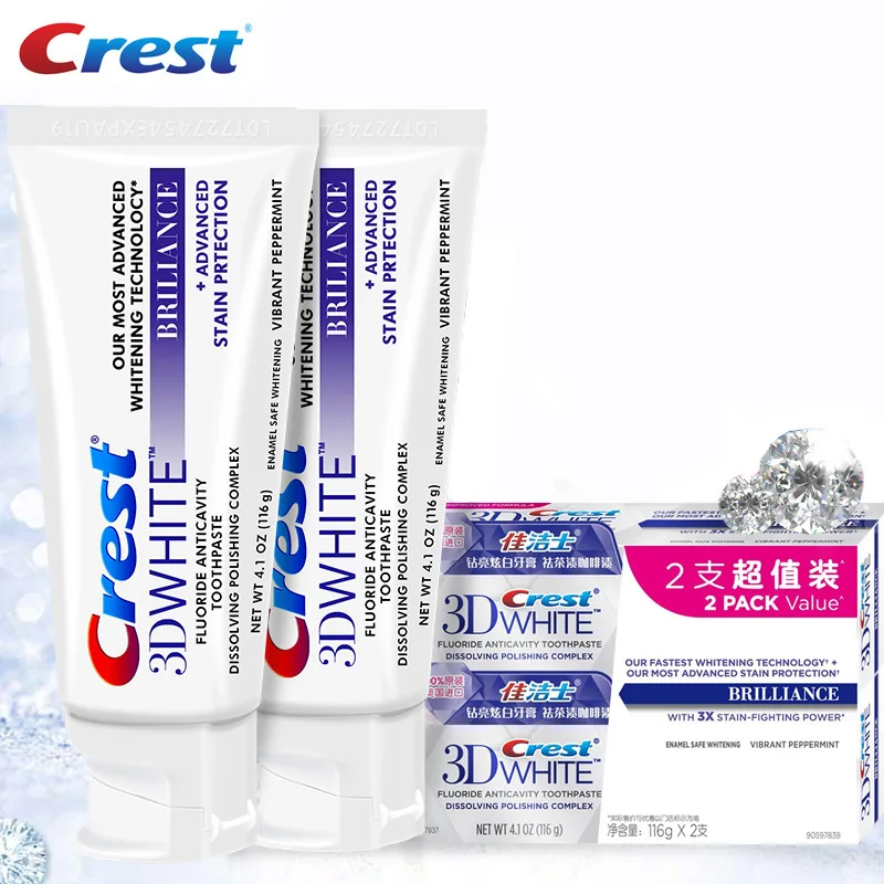Generic Crest 3d Whitening Toothpaste Brilliance Advanced Fluoride