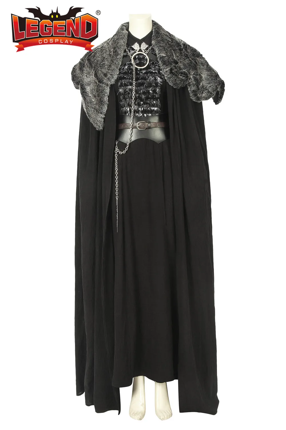 

GOT Game of Thrones Sansa Stark Cosplay Costume Winter Outfit Adult Game of Thrones Season 8 Sansa Costume
